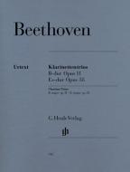 Clarinet Trios B flat major Op. 11 and E flat major Op. 38 