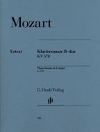 Piano Sonata B flat major K. 570 