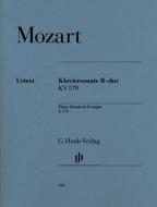 Piano Sonata B flat major K. 570 