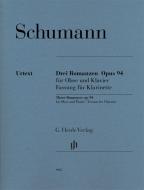 Three Romances for Oboe and Piano Op. 94 