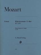 Piano Sonata in G major K. 283 