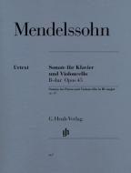 Sonata for Piano and Violoncello B flat major Op. 45 