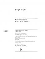 Concerto F major Hob. XVIII:3 