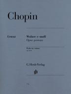 Waltz e minor Op. post. 