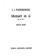 Minuet in G Op.14 No.1 