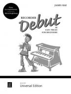 Recorder Debut - Piano Accompaniments 