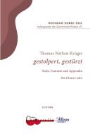 gestolpert, gestürzt 