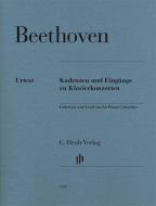 Cadenzas and Lead-ins for Piano Concertos 