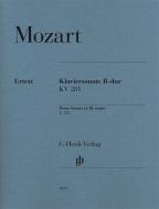Piano Sonata in B flat major K. 281 