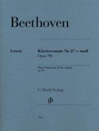 Piano Sonata no. 27 in e minor op. 90 