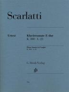 Piano Sonata in E major K.380, L.23 