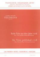 6 Trios aus dem Jahre 1718 - Nr. 3 D-Dur 