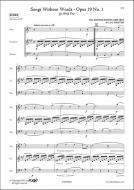 Songs without Words Op. 19 No. 1 