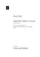 Habitare fratres in unum 