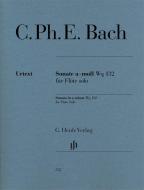Sonata in a minor Wq 132 for Flute Solo 