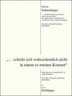 ...schickt sich wahrscheinlich nicht in einem so ernsten Konzert 