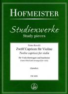 12 Capricen für Violine 