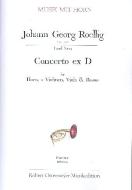 Concerto ex D für Cornu concertato, 2 Violinen, Viola & Basso (Erstdruck) (1750) 