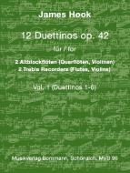 12 Duettinos op. 42 Vol. 1: Duettinos 1-6 
