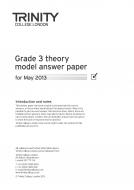 Theory Model Answer Paper Grade 3 2013 
