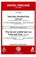 Sag beim Abschied leise Servus 