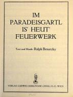 Im Paradeisgartl is' heut' Feuerwerk 