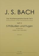 Das Wohltemperierte Klavier Teil II Heft 2 