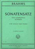 Sonatensatz (Scherzo) op. posth. 