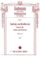 Kadenzen zu den großen Violinkonzerten 1, Teil 2 