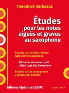 Studies on the high and low notes of the saxophone 