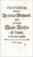 Weihnachtsoratorium 