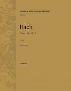 Ouvertüre (Suite) Nr. 1 C-Dur 