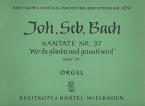 Kantate Nr. 37 "Wer da gläubet und getauft wird - He that believeth and baptized is" (Himmelfahrt) für Soli (SATB), gemischter Chor (SATB), Orchester und B.c. 