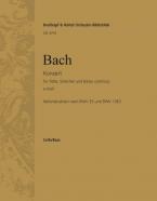 Konzert in e-moll BWV 1059R 