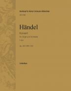 Orgelkonzert Nr. 4 F-Dur op. 4/4 HWV 292 