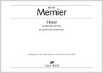 Choral le don des larmes pour grand orgue symphonique 