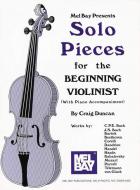 Solo Pieces For The Beginning Violinist 