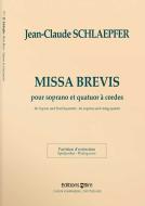 Missa Brevis para soprano y cuarteto de cuerda Standard