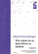 Wie schön ist es, dem Herrn zu danken 