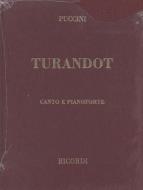 Turandot Opera Completa Per Canto E Pianoforte 