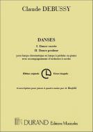 Danses. Transcription pour Piano A Quatre Main 