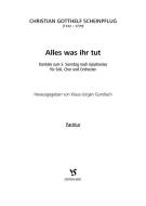 Alles was ihr tut 