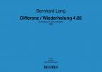 Differenz / Wiederholung 4.02 