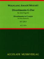 Divertimento G-Dur KV229,3 