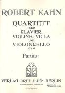 Quartett op. 41 