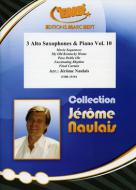 3 Alto Saxophones & Piano Vol. 10 Standard