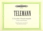 12 Easy Chorale Preludes without Pedals 