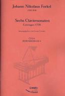 Sechs Claviersonaten 