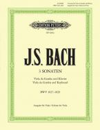Viola da gamba Sonatas BWV 1027-1029: G, D, G min 