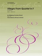 Allegro From Quartet In F K. 168 Standard